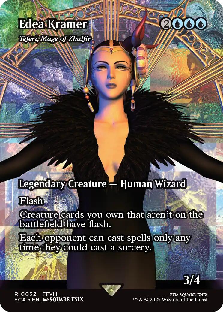 Edea Kramer - Teferi, Mage of Zhalfir (Showcase) [FINAL FANTASY : Through the Ages] | The Time Vault CA