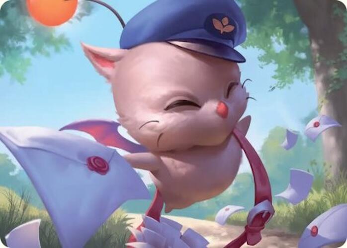 Delivery Moogle Art Card [FINAL FANTASY Art Series] | The Time Vault CA