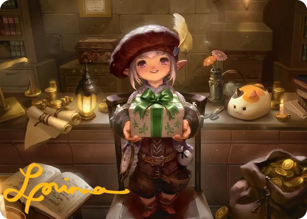 Tataru Taru Art Card (Gold-Stamped Signature) [FINAL FANTASY Art Series] | The Time Vault CA