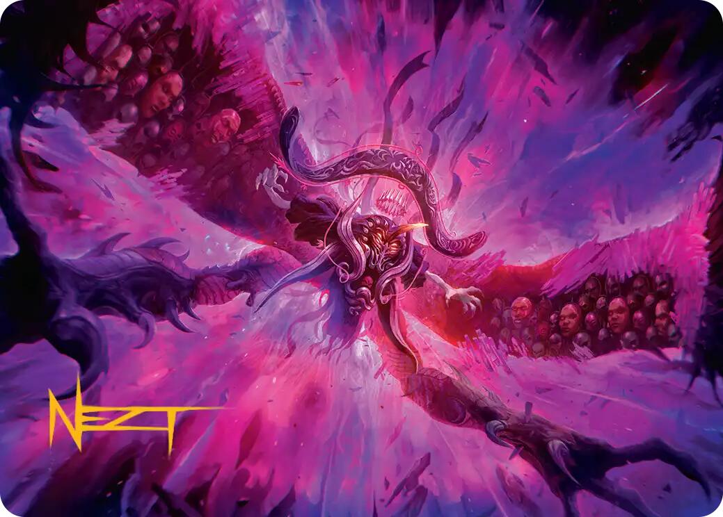 Hades, Sorcerer of Eld Art Card (Gold-Stamped Signature) [FINAL FANTASY Art Series] | The Time Vault CA