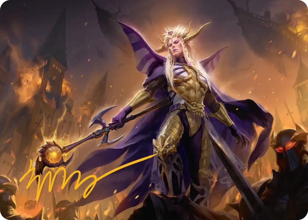 The Emperor of Palamecia Art Card (Gold-Stamped Signature) [FINAL FANTASY Art Series] | The Time Vault CA