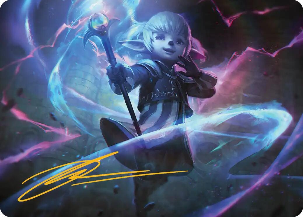 Shantotto, Tactician Magician Art Card (Gold-Stamped Signature) [FINAL FANTASY Art Series] | The Time Vault CA