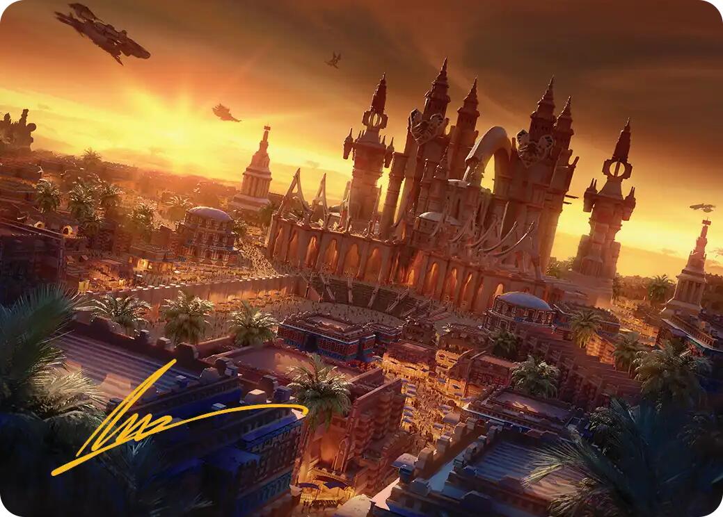 Rabanastre, Royal City Art Card (Gold-Stamped Signature) [FINAL FANTASY Art Series] | The Time Vault CA