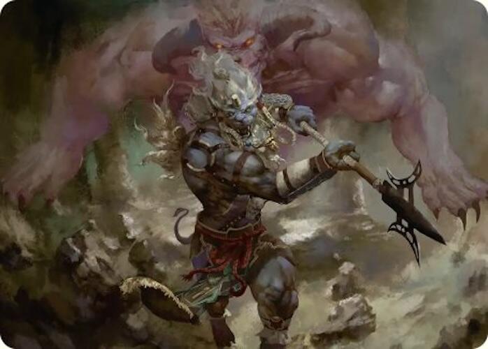 Kimahri, Valiant Guardian Art Card [FINAL FANTASY Art Series] | The Time Vault CA