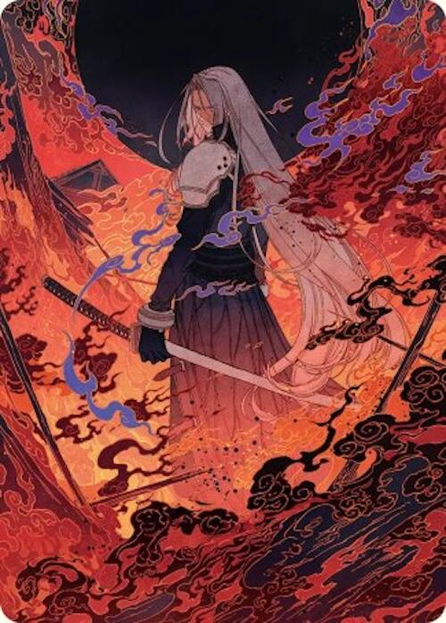 Nibelheim Aflame Art Card [FINAL FANTASY Art Series] | The Time Vault CA