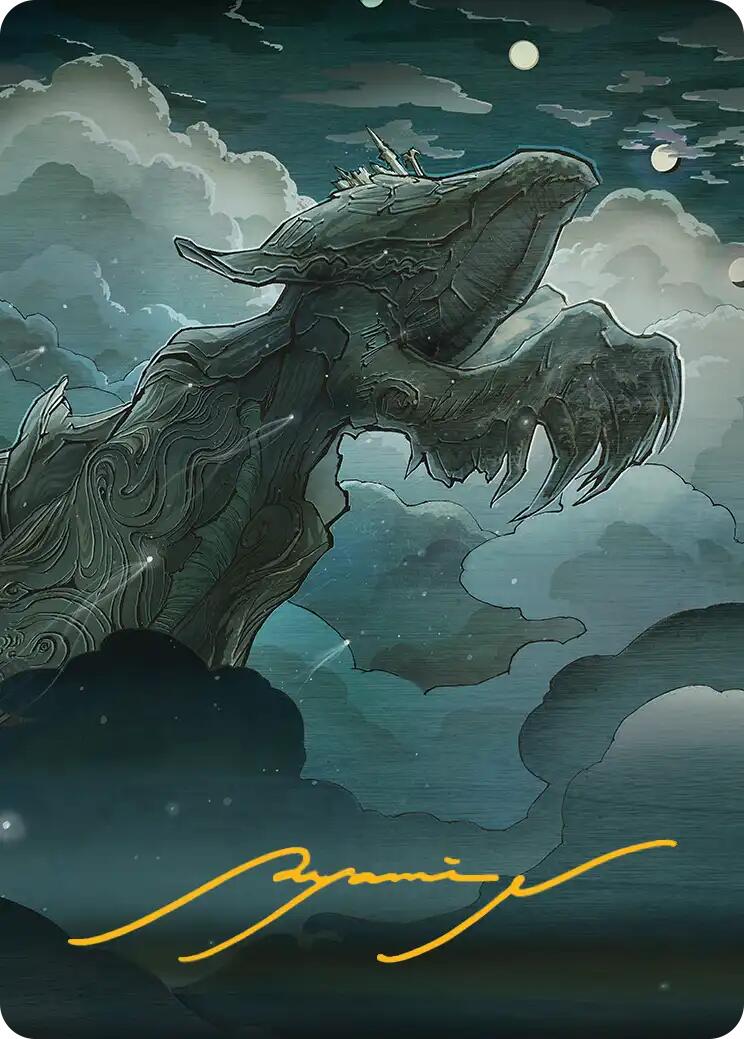 Sin, Spira's Punishment Art Card (Gold-Stamped Signature) [FINAL FANTASY Art Series] | The Time Vault CA