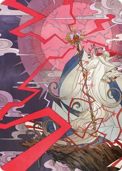 Summon: Esper Ramuh Art Card [FINAL FANTASY Art Series] | The Time Vault CA
