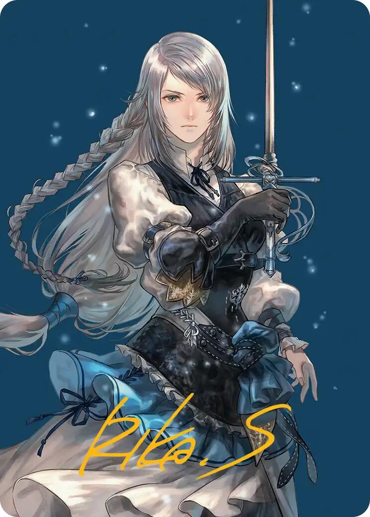 Jill, Shiva's Dominant Art Card (Gold-Stamped Signature) [FINAL FANTASY Art Series] | The Time Vault CA