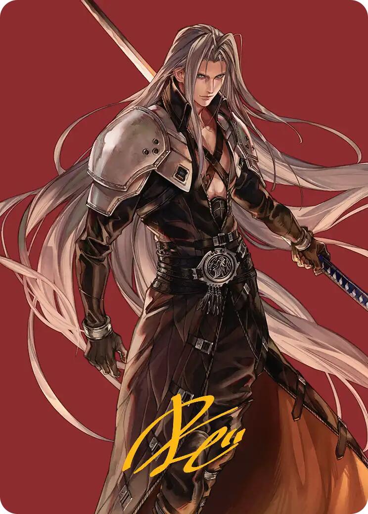 Sephiroth, Fabled SOLDIER Art Card (Gold-Stamped Signature) [FINAL FANTASY Art Series] | The Time Vault CA