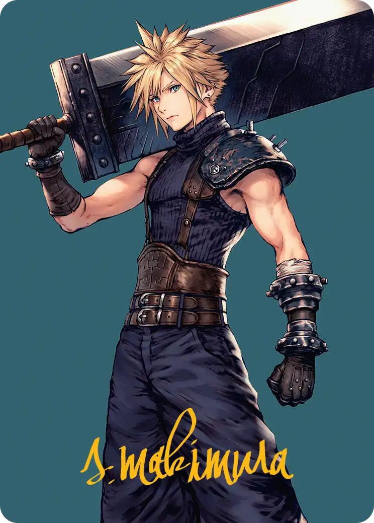 Cloud, Ex-SOLDIER Art Card (Gold-Stamped Signature) [FINAL FANTASY Art Series] | The Time Vault CA