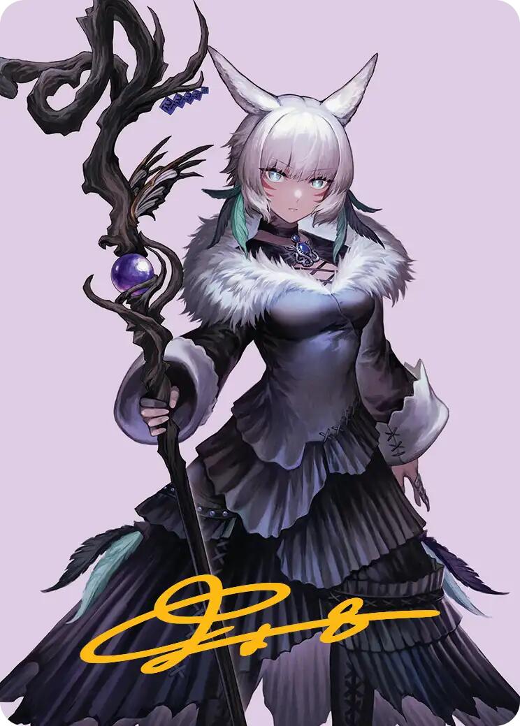Y'shtola, Night's Blessed Art Card (53) (Gold-Stamped Signature) [FINAL FANTASY Art Series] | The Time Vault CA