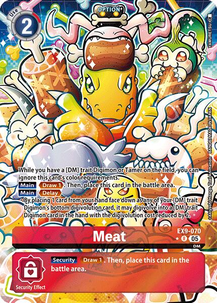 Meat [EX9-070] (Alternate Art) [Versus Monsters] | The Time Vault CA