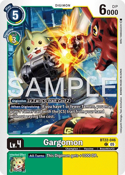 Gargomon [BT22-046] [Cyber Eden] | The Time Vault CA