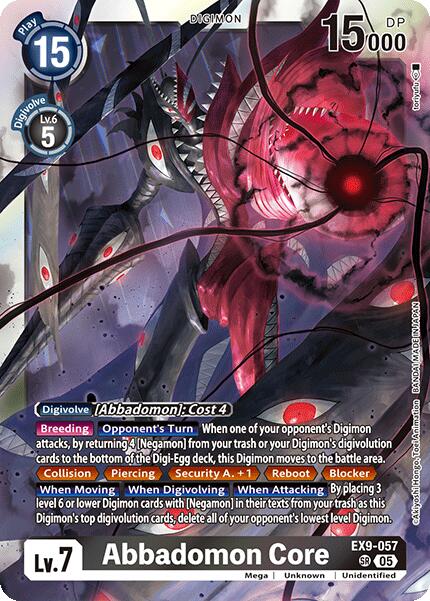 Abbadomon Core [EX9-057] [Versus Monsters] | The Time Vault CA