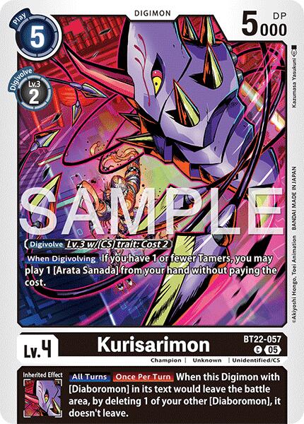 Kurisarimon [BT22-057] [Cyber Eden] | The Time Vault CA