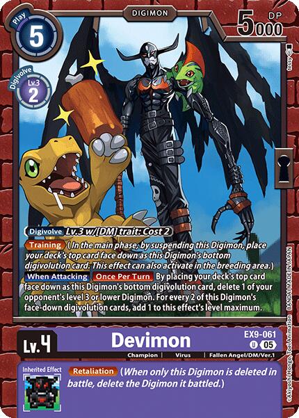 Devimon [EX9-061] [Versus Monsters] | The Time Vault CA