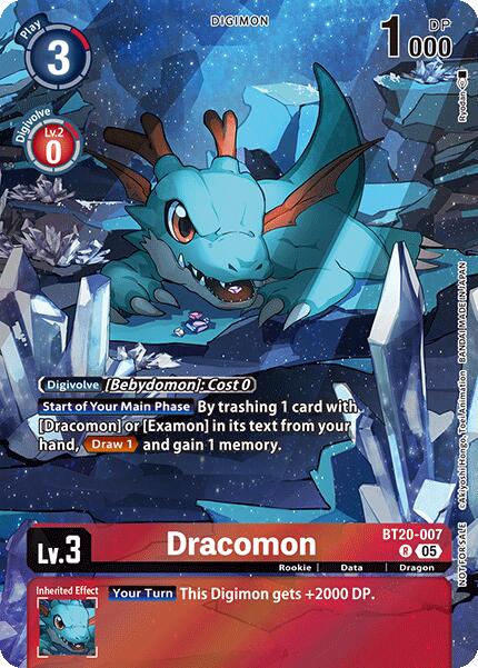 Dracomon [BT20-007] (Box Topper) [Versus Monsters] | The Time Vault CA