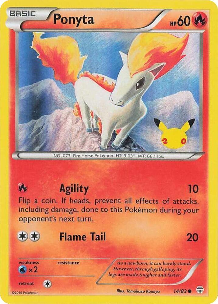 Ponyta (014/083) (UK Exclusive Promo) [Miscellaneous Cards] | The Time Vault CA