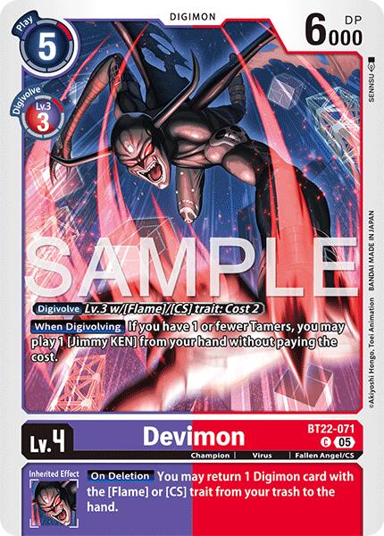 Devimon [BT22-071] [Cyber Eden] | The Time Vault CA
