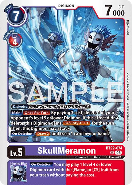 SkullMeramon [BT22-074] [Cyber Eden] | The Time Vault CA