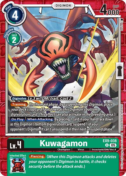 Kuwagamon [EX9-038] [Versus Monsters] | The Time Vault CA