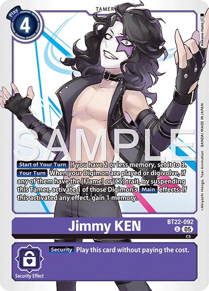 Jimmy KEN [BT22-092] [Cyber Eden] | The Time Vault CA