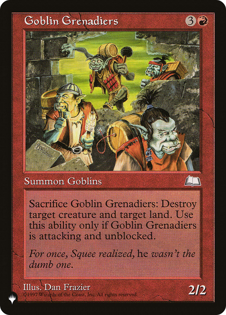 Goblin Grenadiers [The List] | The Time Vault CA