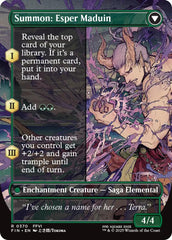 Esper Origins // Summon: Esper Maduin (Borderless) [FINAL FANTASY] | The Time Vault CA