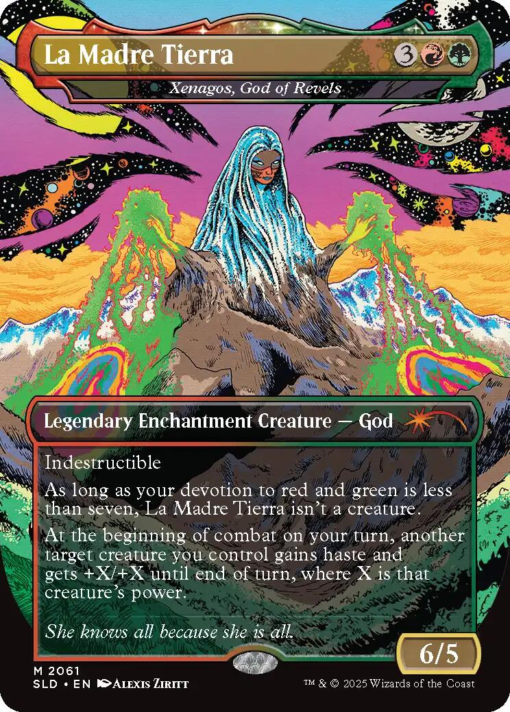 La Madre Tierra - Xenagos, God of Revels [Secret Lair Drop Series] | The Time Vault CA