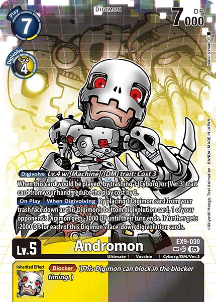 Andromon [EX9-030] (SP) [Versus Monsters] | The Time Vault CA