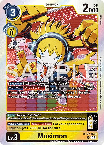 Musimon [BT22-030] [Cyber Eden] | The Time Vault CA