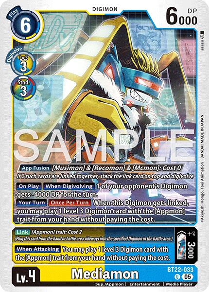 Mediamon [BT22-033] [Cyber Eden] | The Time Vault CA