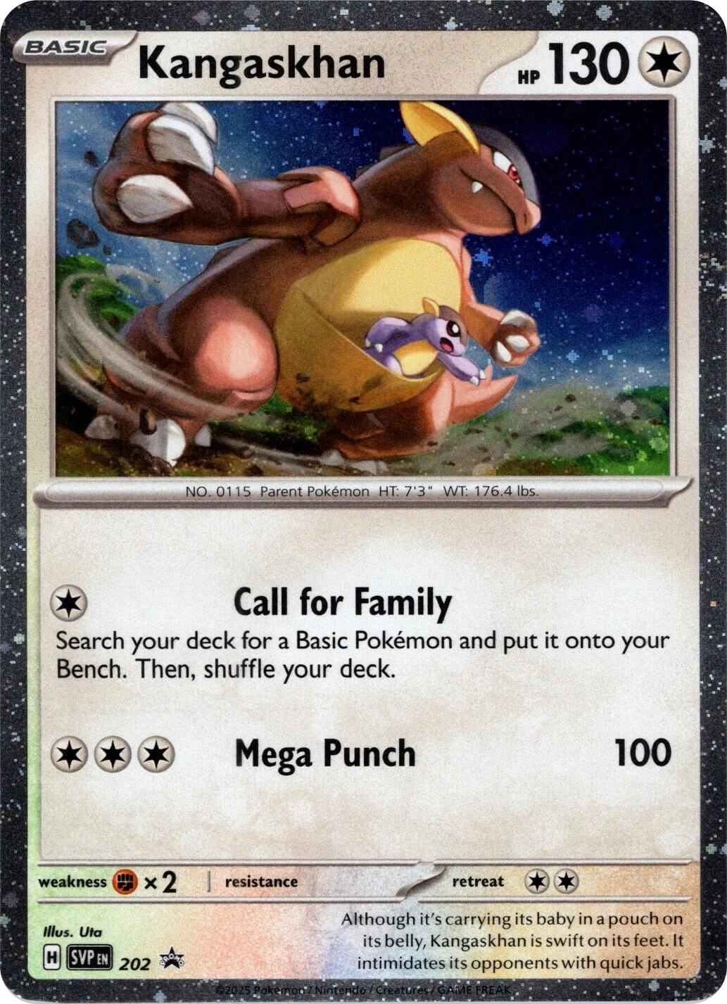 Kangaskhan (202) (Cosmos Holo) [Scarlet & Violet: Black Star Promos] | The Time Vault CA