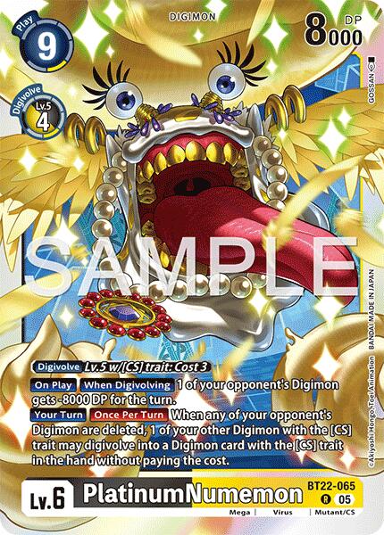 PlatinumNumemon [BT22-065] [Cyber Eden] | The Time Vault CA