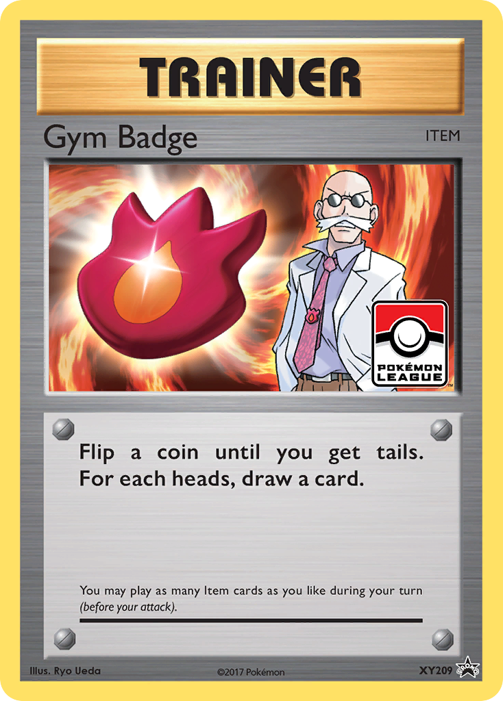 Gym Badge (XY209) (Blaine) [XY: Black Star Promos] | The Time Vault CA