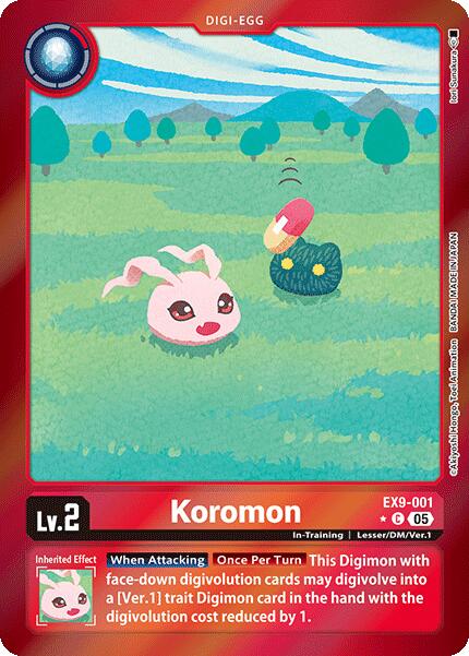 Koromon [EX9-001] (Limited Foil) [Versus Monsters] | The Time Vault CA