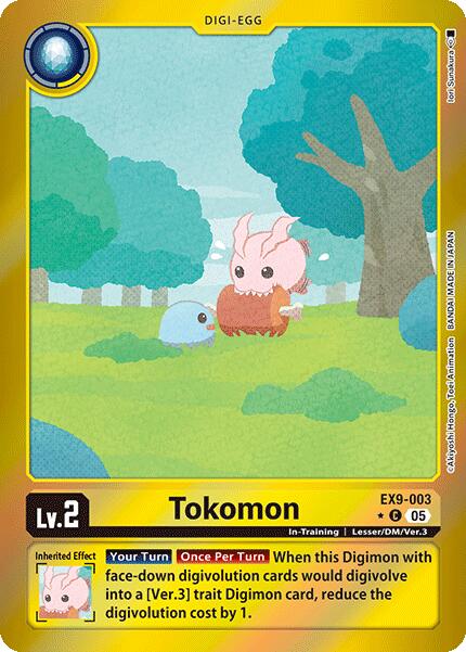 Tokomon [EX9-003] (Limited Foil) [Versus Monsters] | The Time Vault CA