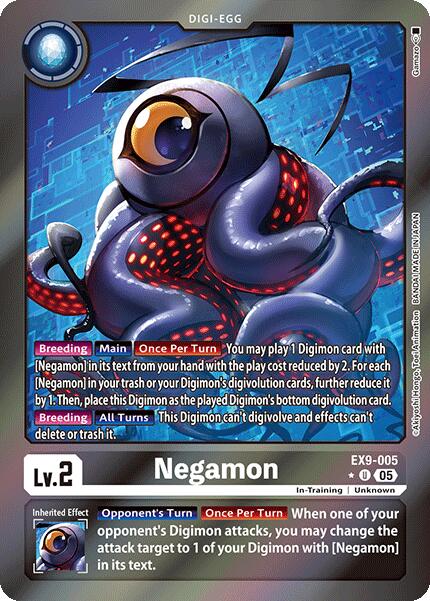 Negamon [EX9-005] (Limited Foil) [Versus Monsters] | The Time Vault CA