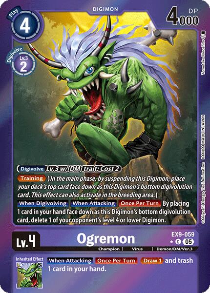 Ogremon [EX9-059] (Limited Foil) [Versus Monsters] | The Time Vault CA