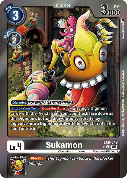 Sukamon [EX9-049] (Limited Foil) [Versus Monsters] | The Time Vault CA