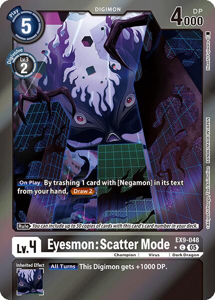 Eyesmon: Scatter Mode [EX9-048] (Limited Foil) [Versus Monsters] | The Time Vault CA