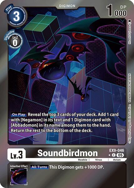 Soundbirdmon [EX9-046] (Limited Foil) [Versus Monsters] | The Time Vault CA