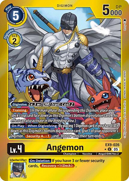 Angemon [EX9-026] (Limited Foil) [Versus Monsters] | The Time Vault CA