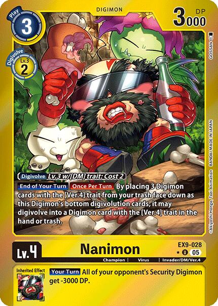 Nanimon [EX9-028] (Limited Foil) [Versus Monsters] | The Time Vault CA