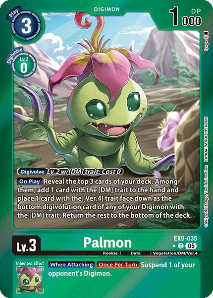 Palmon [EX9-035] (Limited Foil) [Versus Monsters] | The Time Vault CA