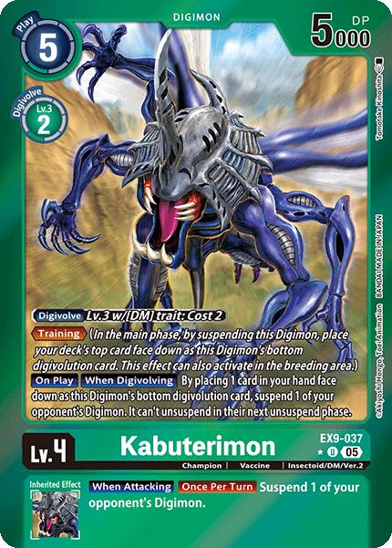 Kabuterimon [EX9-037] (Limited Foil) [Versus Monsters] | The Time Vault CA