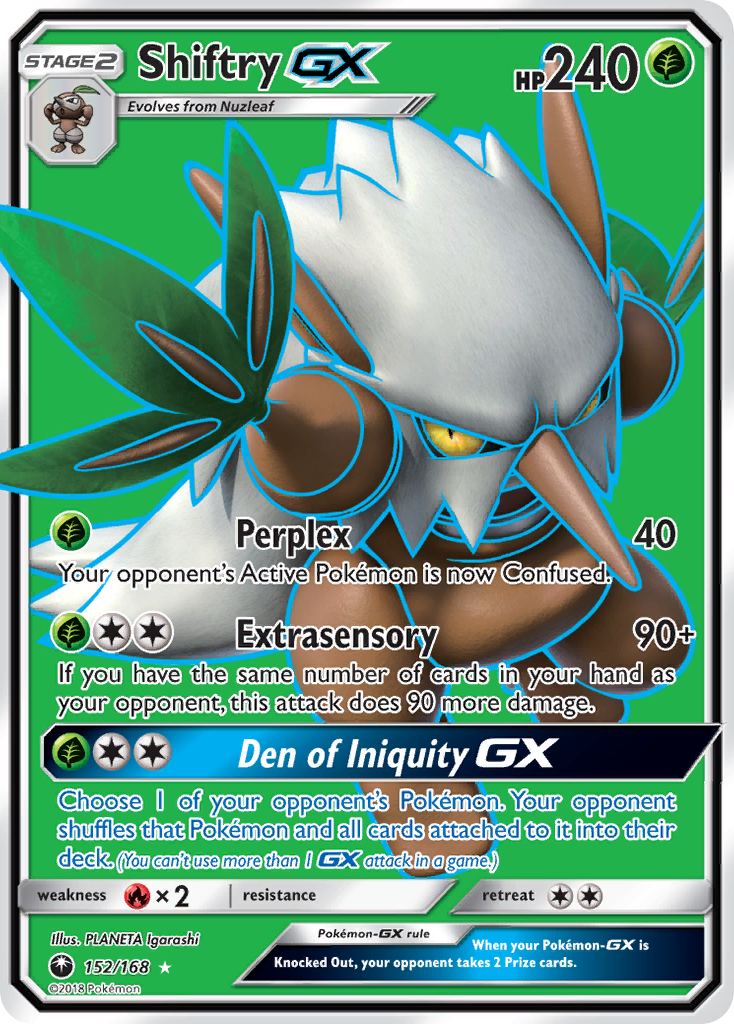 Shiftry GX (152/168) [Sun & Moon: Celestial Storm] | The Time Vault CA