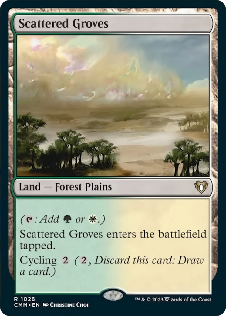 Scattered Groves [Commander Masters] | The Time Vault CA