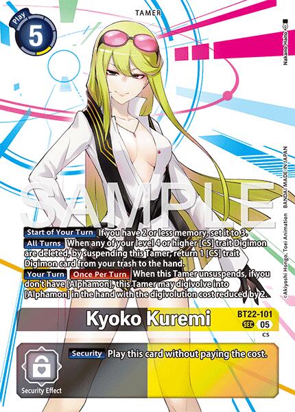 Kyoko Kuremi [BT22-101] [Cyber Eden] | The Time Vault CA