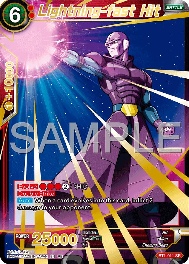 Lightning-fast Hit (Reprint) (BT1-011) [Premium Anniversary Box 2025] | The Time Vault CA